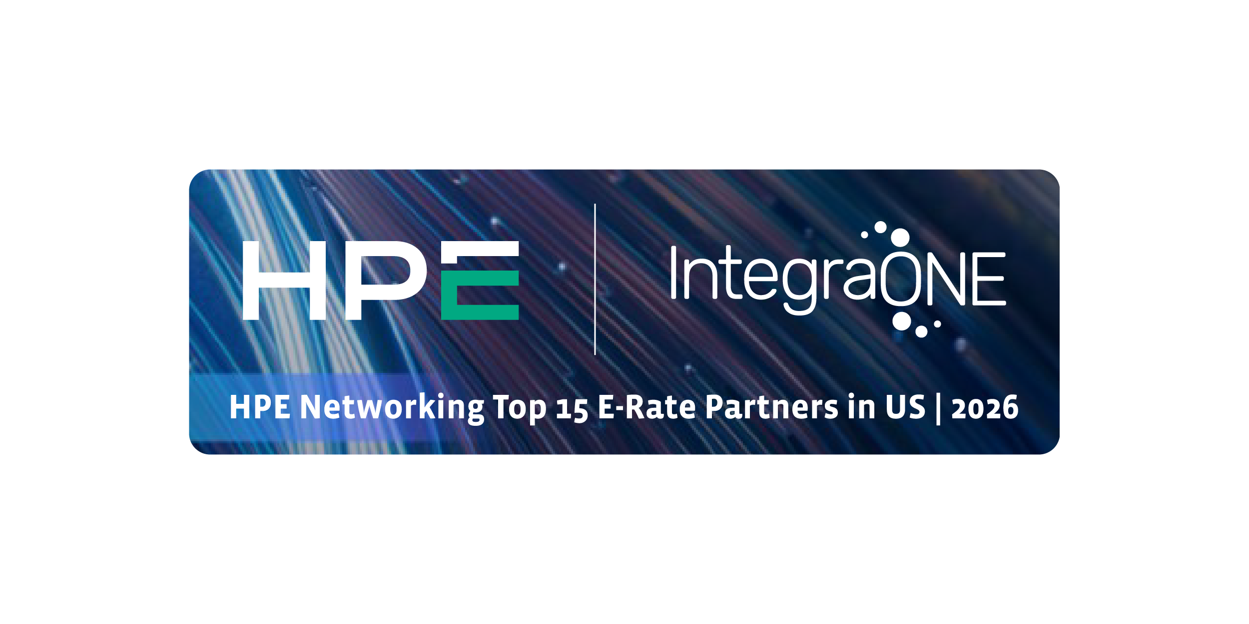IntegraONE Named Top 15 US E-Rate Partners for 2026 by HPE Networking